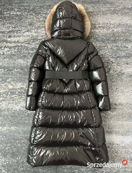 Kurtka damska puchowa Moncler płaszcz długi S M biały Kraków sprzedam