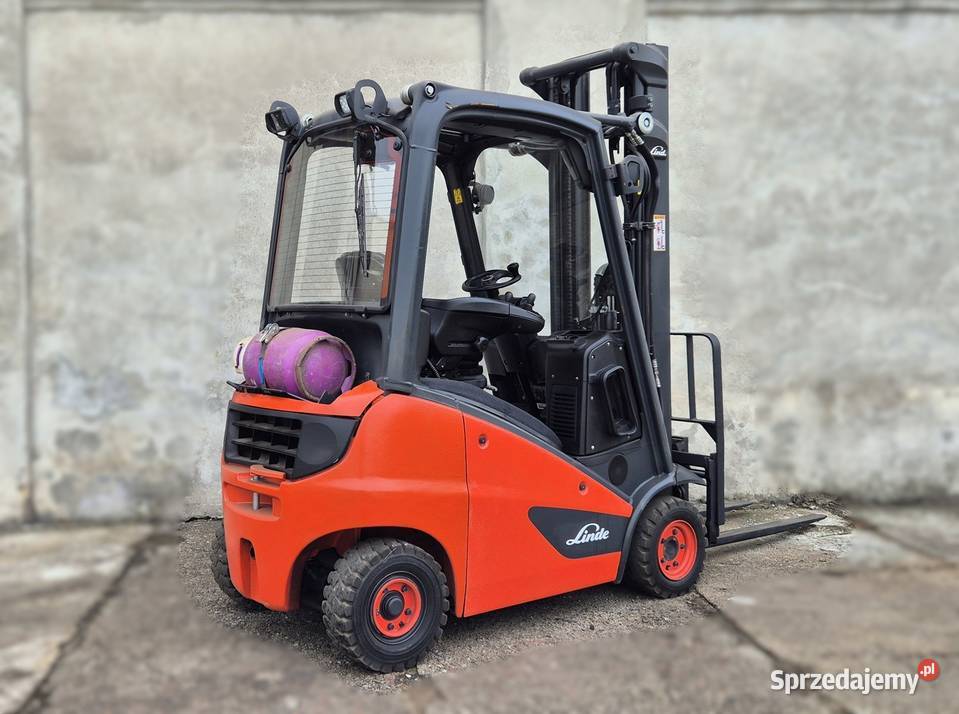 Linde H16 TRIPLEX 545 2019r kabina wózek widłowy gaz Wózki widłowe Rybnik