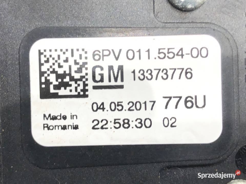 POTENCJOMETR GAZU OPEL ASTRA K 13373776 16 110