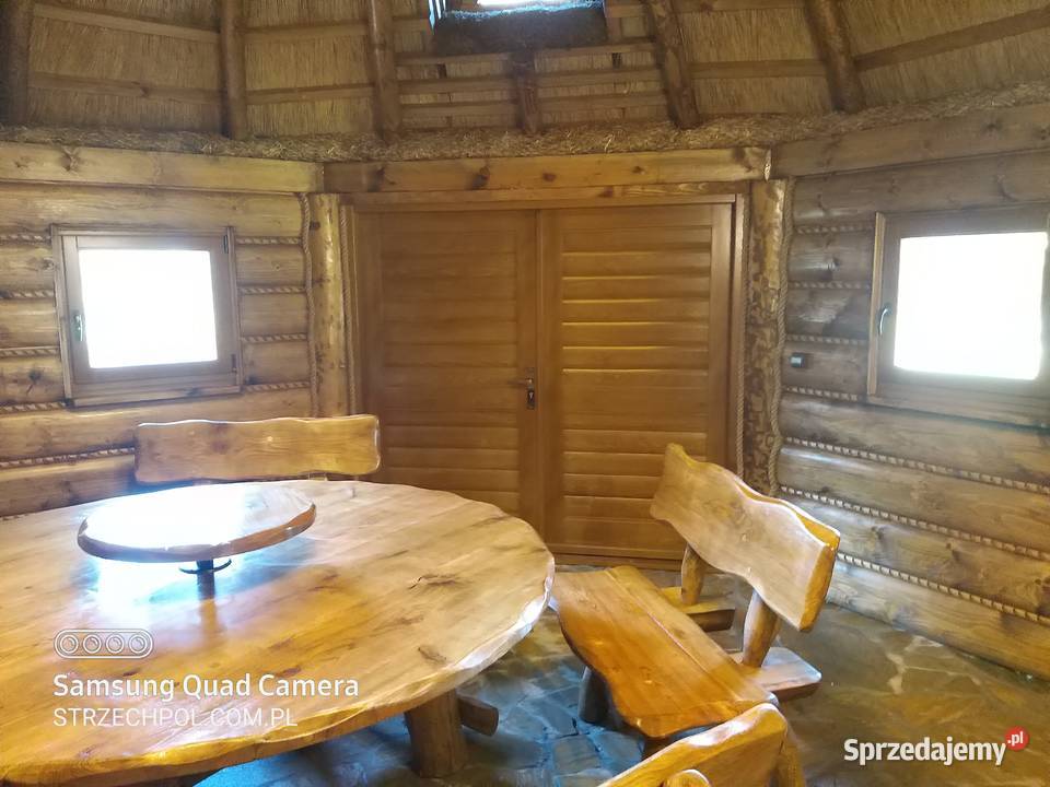 Altana pokryta trzciną pełna zabudowa Podlesie sprzedam