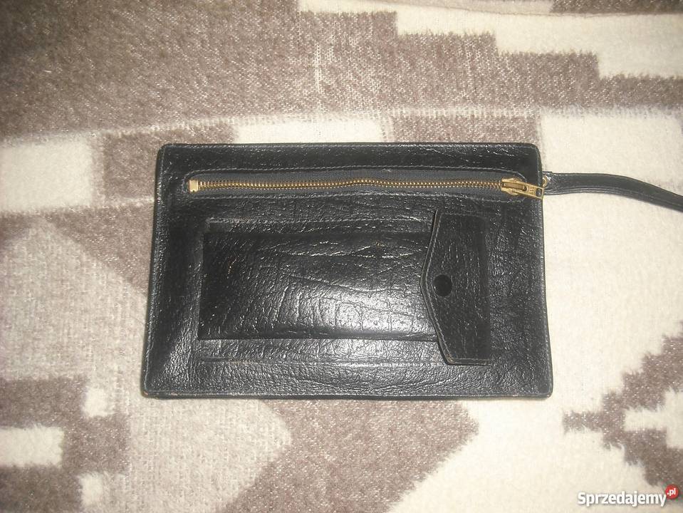 Saszetki męskie skóra naturalna