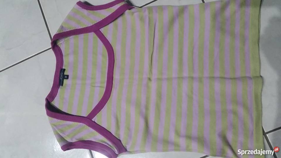 koszulka paski dzianina top tshirt sweterek bez Kielce