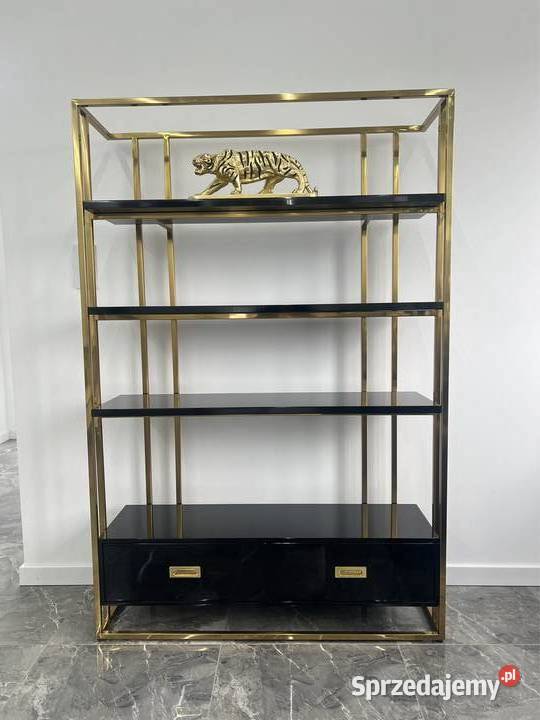 Nowoczesny złoty regał ze stali nierdzewnej Nowy Sącz
