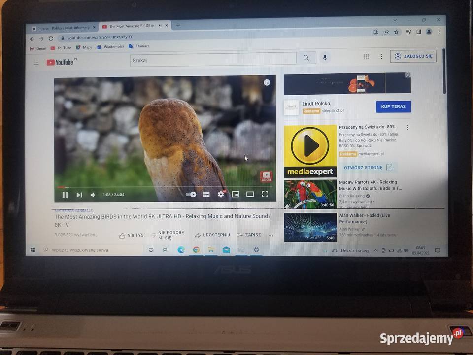 LAPTOP ASUS 50V podkarpackie Rymanów