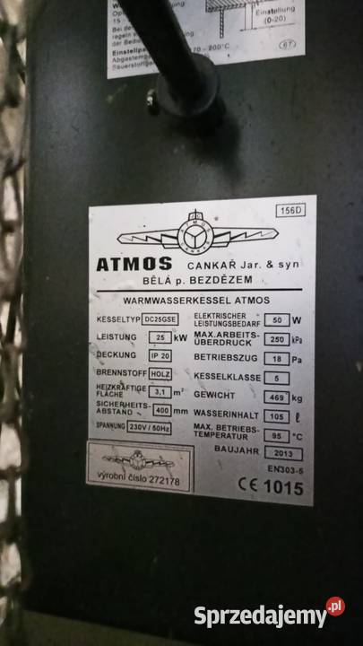 Piec Atmos 25 gse sprzedam