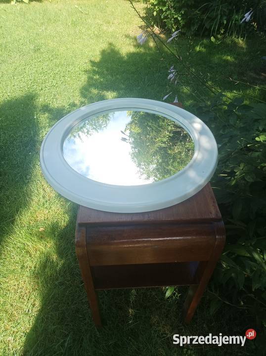 Lustro okrągłe Vintage PRL Lustra