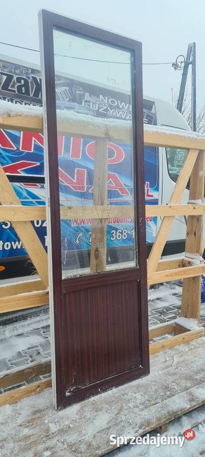 OKNO KacprzaK 77x220 FIX OKNA Używane Witryna Siedlce