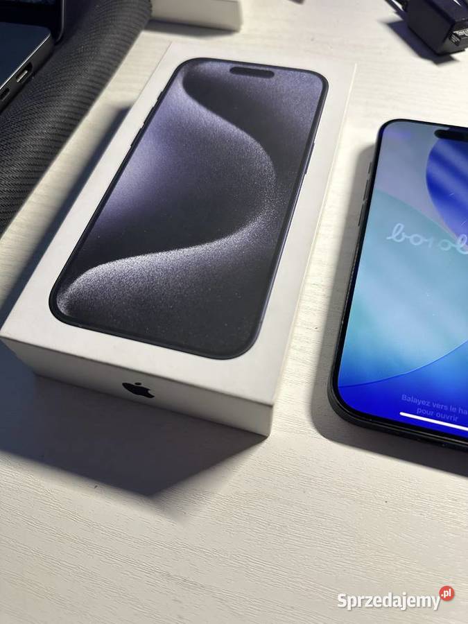 iPhone 15 Pro Blue Titanium 256 GB 86 Nowa Sarzyna