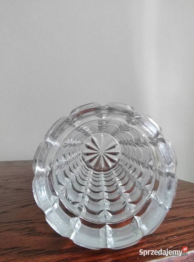 Kryształowy wazon w stylu Vintage lata 70te Przeczów