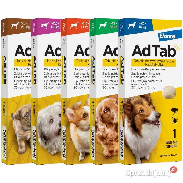 Elanco Adtab tabletka na pchły kleszcze kota 28 Bolesławiec