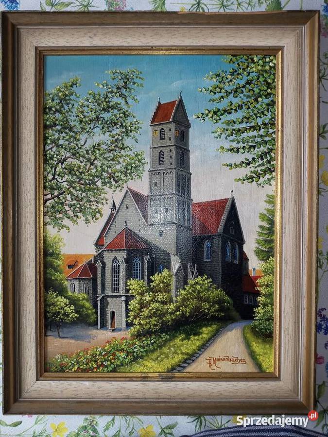 Olejny Klosterkirche von Alpirsbach  syg.A.Maisenbacher