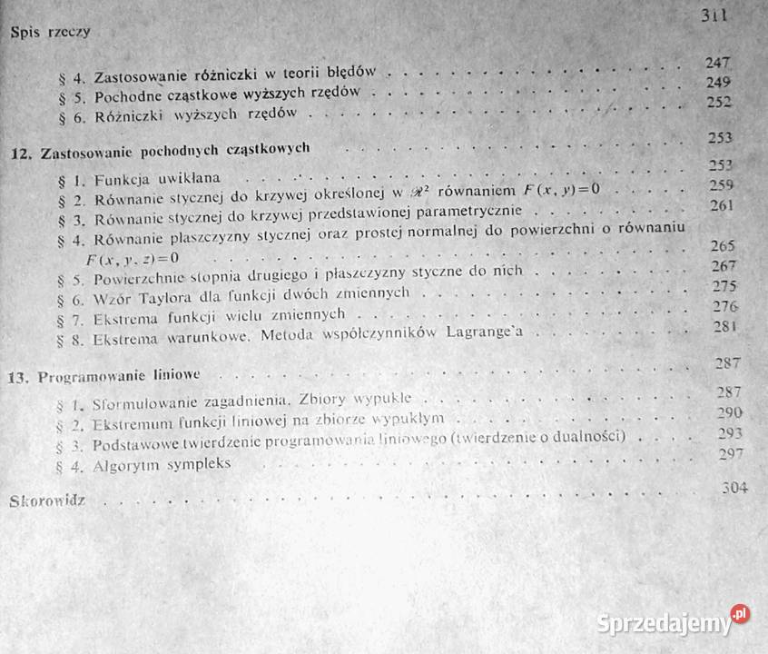 Matematyka Podręcznik studentów wydziałów Chełm