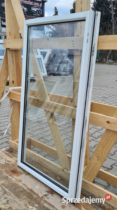 OKNO KacprzaK 75x128 FIX OKNA Używane Witryna Siedlce