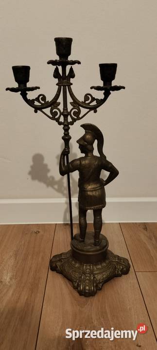 Mosiężny Świecznik Gladiator Pozostałe