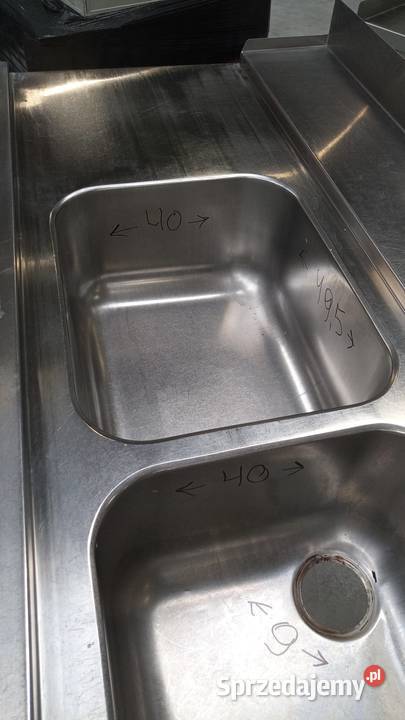 Stół załadowczyP z 2 zlewami 185x76x84 Gastronomia dolnośląskie Wrocław sprzedam