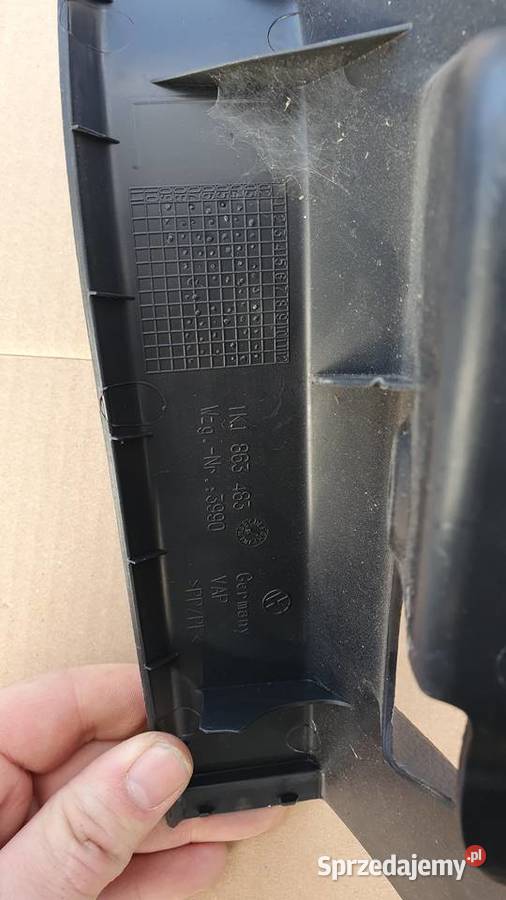 Pokrycie słupka Golf 6 1k1 863 483 Wyposażenie wnętrza Gaj Czernięciński