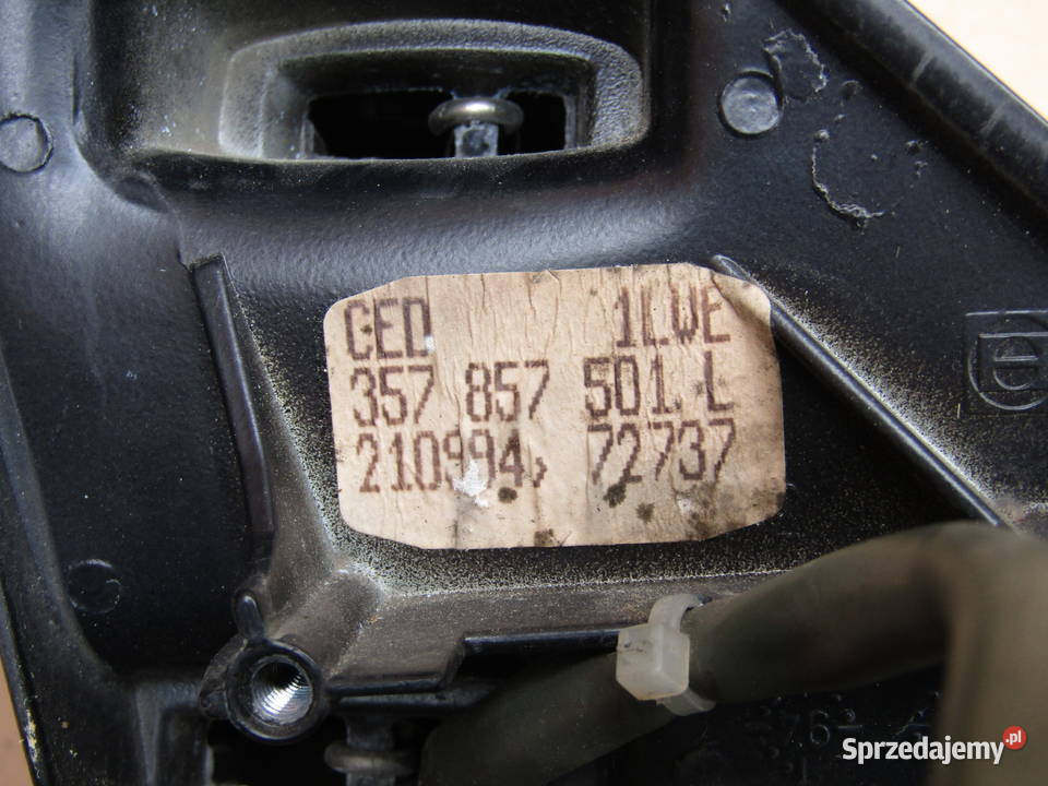 LUSTERKO ZEWNĘTRZNE ELEKTRYCZNE LEWE VW PASSAT Mysłaków