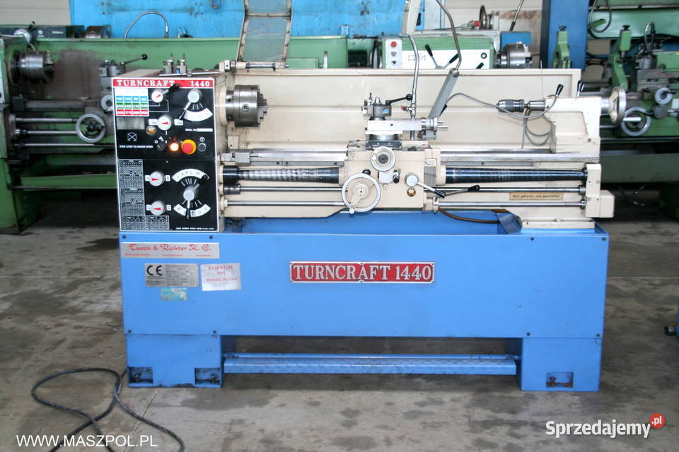 Tokarka uniwersalna TURNCRAFT 1440 x 1000 mm Głowno