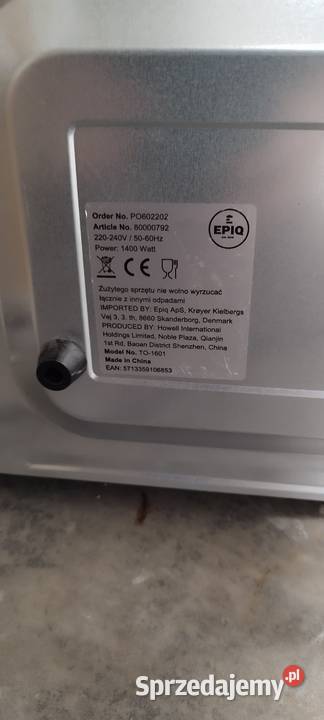 Mini piekarnik Epiq 1400w Kluczbork