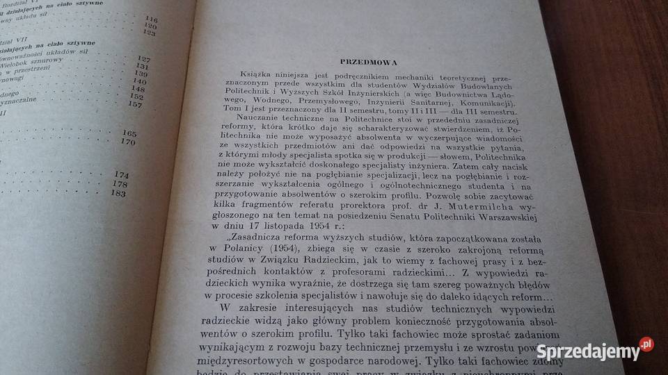 Mechanika teoretyczna Statyka Kazimierz Gdańsk