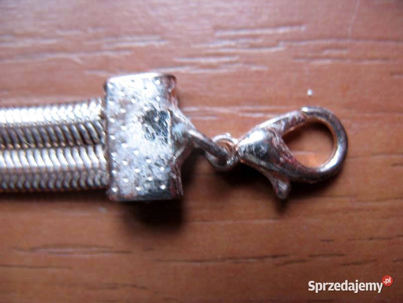 Bransoletka pleciona żmijka Zegarki i Biżuteria Siedlce