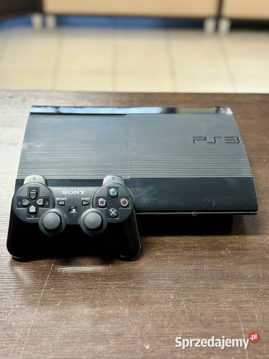 Konsola Sony PlayStation 3 Slim 500 GB kontroler Sony Playstation 3 Konsole i automaty Elbląg
