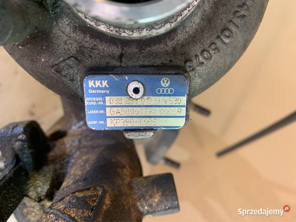 Turbina turbo sprężarka 038253019 Ford galaxy vw Silniki i osprzęt Szczecin