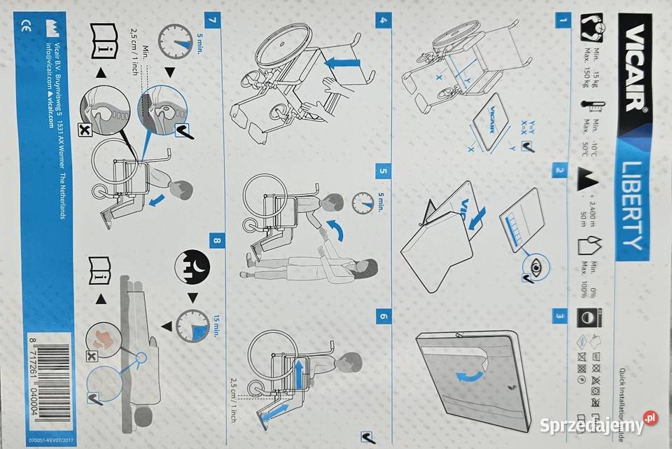 Poduszka VICAIR LIBERTY i pokrowiec Kraków