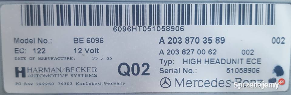 Nawigacja comand ntg 2 mercedes Wrocław sprzedam