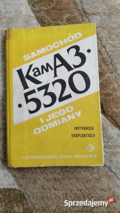 Instrukcja obsługi KAMAZ 5320 wydanie Lublin sprzedam
