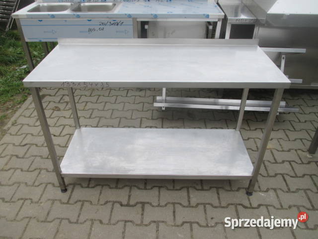 Stół Gastronomiczny Z Półką 1335485 Stal wielkopolskie Ostrów Wielkopolski