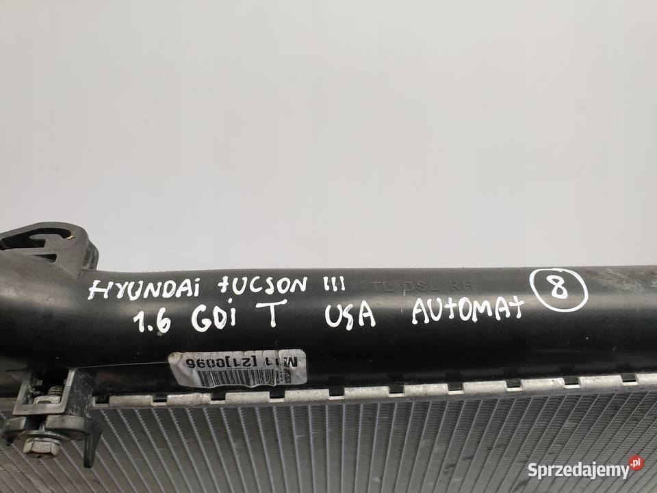 Hyundai Tucson III 16 T GDI CHŁODNICA WODY Chłodnie wody Rudka