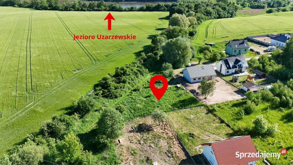 działka 200 m jeziora MPZP20 min Poznania 267zł/m2 Uzarzewo