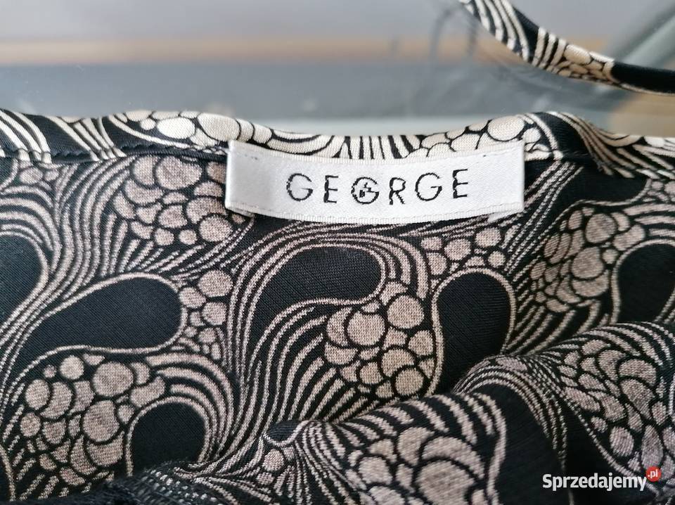 ELEGANCKI SATYNOWY ZŁOTY TOP GEORGE RUK 18EUR 46 Topy i koszulki łódzkie Łódź