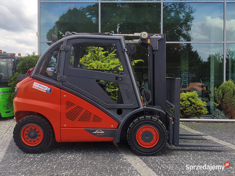 Wózek widłowy Linde H40T 4 t triplex 407 m LPG Kęty sprzedam