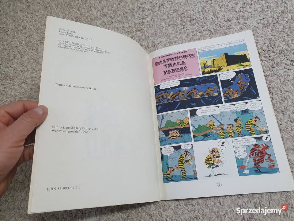 Lucky Luke Daltonowie tracą pamięć wydanie 1 Gdynia