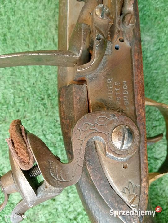 pistolet skałkowy marynarski Bielawa