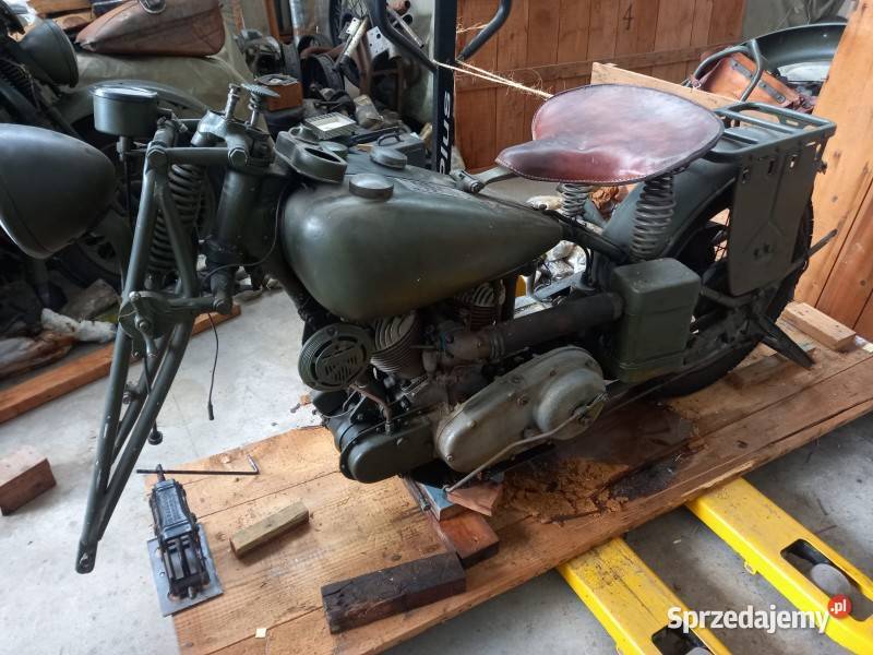 Indian 741B Scout Wczesny model z 1942 r SPRAWNY Nowy Dwór Mazowiecki