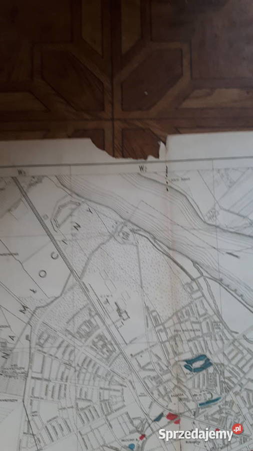 Mapa geologiczna Warszawy Sujkowski 1936