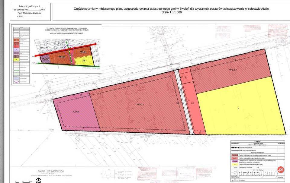 Działka Inwestycyjna Zwoleń trasa DK12 17123m2 mazowieckie sprzedam