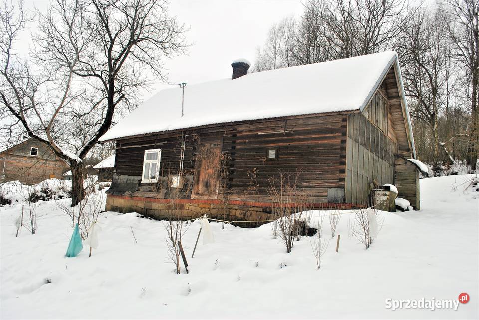 Sprzedam drewniany domek w malowniczej okolicy 957zł/m2 Sprzedaż sprzedam