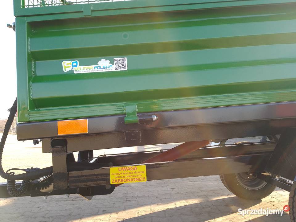 przyczepka jednoosiowa 15t nieuszkodzony mazowieckie