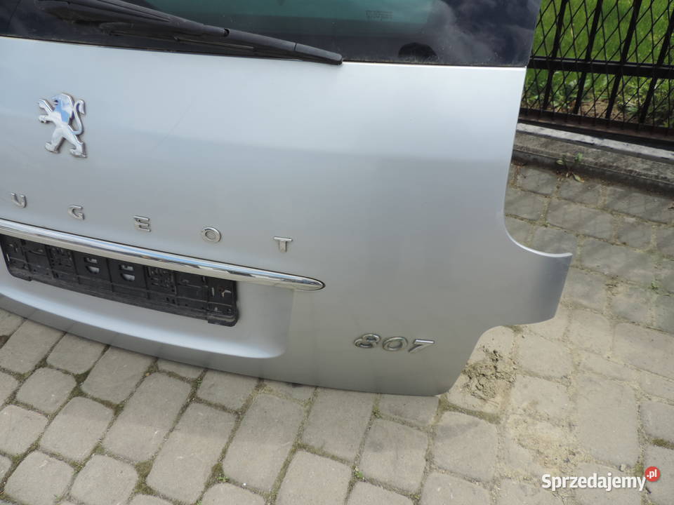 PEUGEOT 807 KLAPA TYŁ BAGAŻNIKA KOMPLETNA Rok produkcji 2003 małopolskie