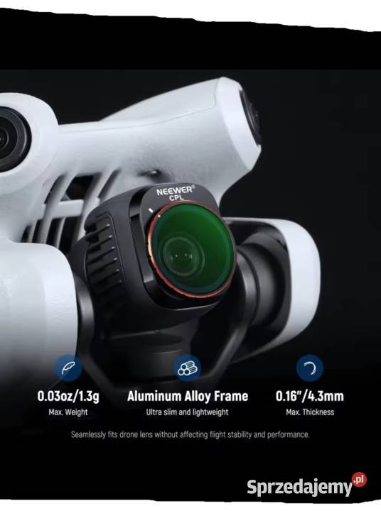 Zestaw soczewek filtrów Neewer ND DJi mini 4 pro łódzkie Łódź