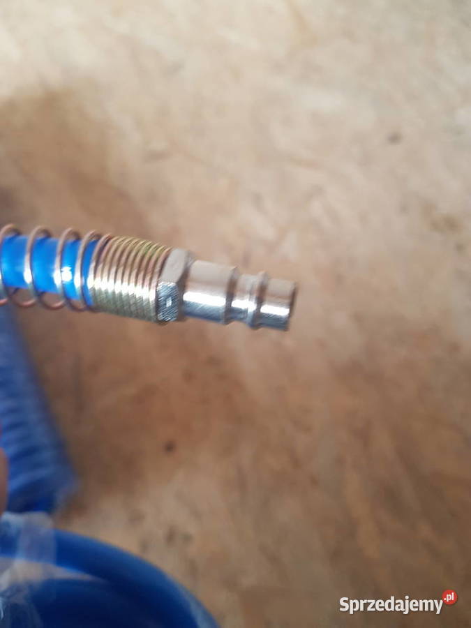 WĄŻ SPIRALNY 10m powietrza do kompresora olejowy Głogowa sprzedam