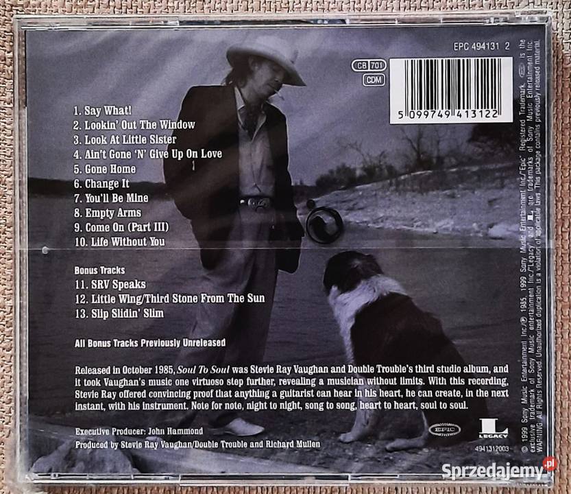 Znakomity Album CD STEVIE RAY VAUGHAN And Double 1 płyta