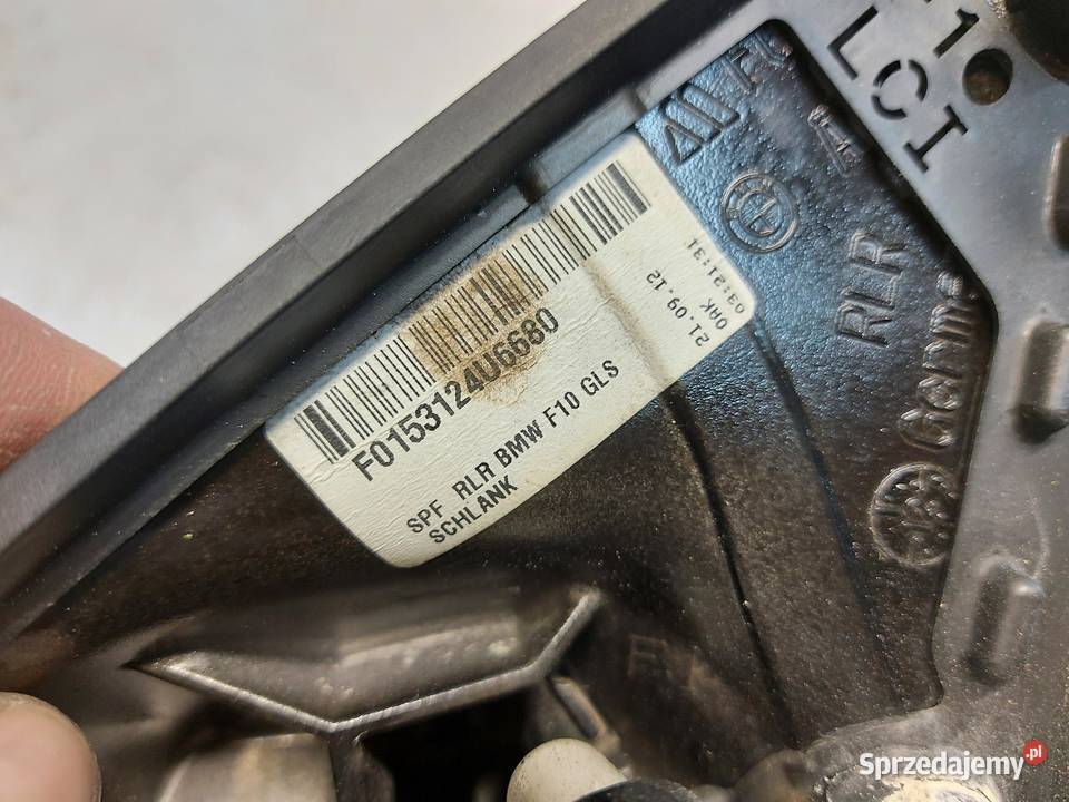 BMW F10 MPower Lusterko prawe 5PIN RHD osobowe
