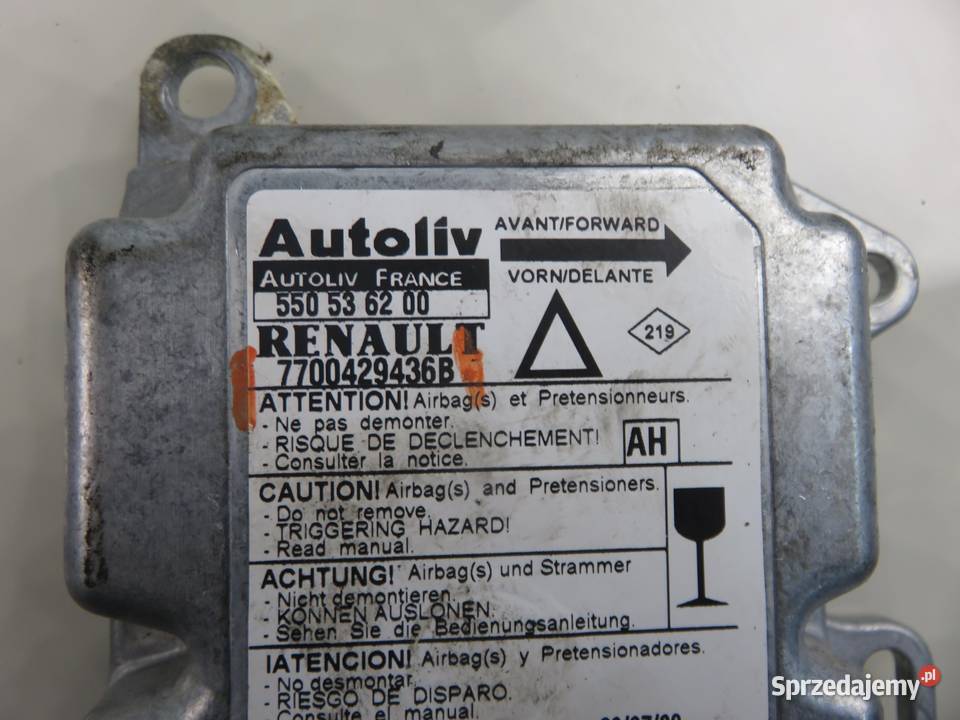MODUŁ AIRBAG RENAULT LAGUNA I 7700429436B