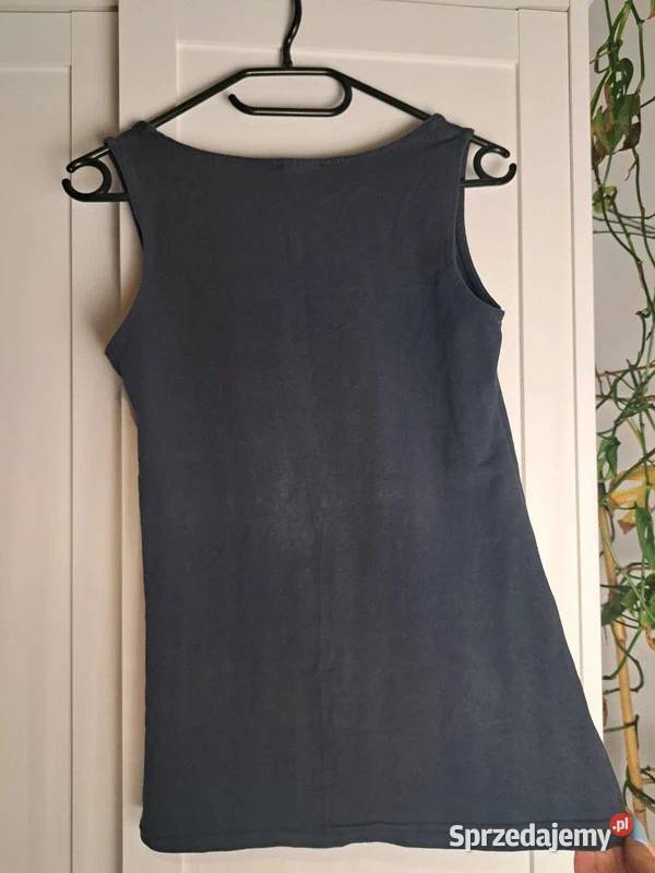 Granatowy top Beloved Woman klasyka w prostym sprzedam