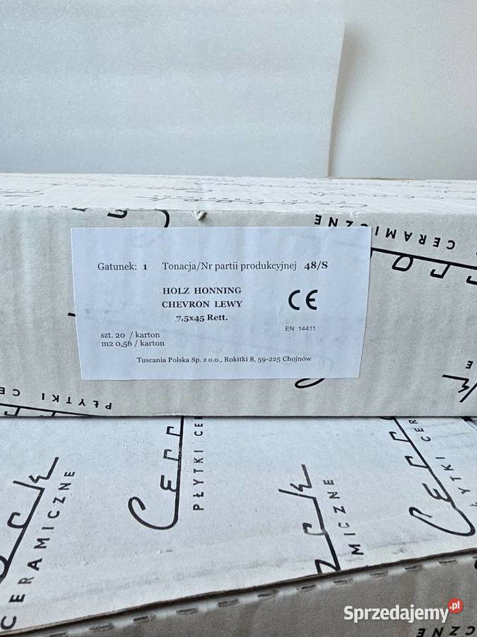 Sprzedam płytki Jodełka Francuska CHEVRON 85m z Marki